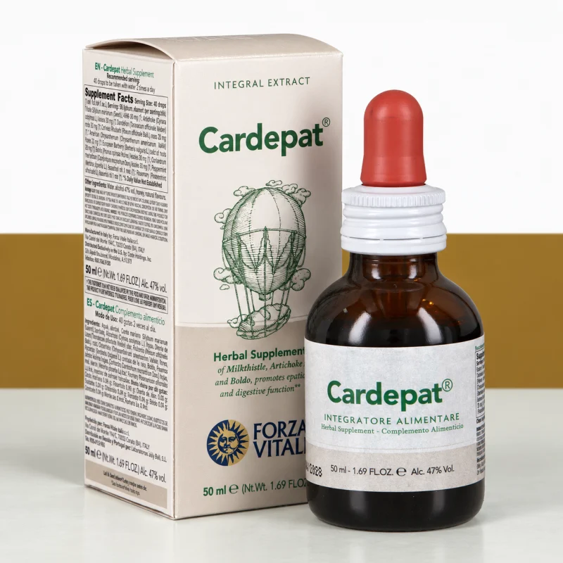Cardepat - Integratore Spagirico di Cardo Mariano e Carciofo, 50 ml