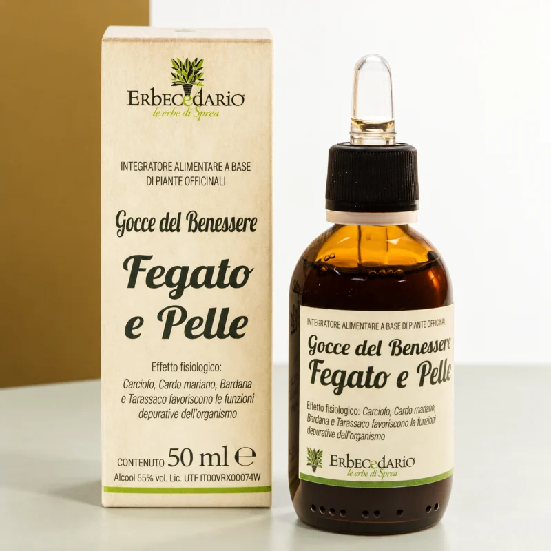 Gocce del Benessere Fegato e Pelle, 50 ml